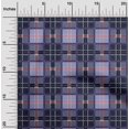 thumbnail image 1 of oneOone Viscose Chiffon Fabric Tartan Check Printed Craft Fabric BTY 42 Inch Wide, 1 of 4