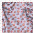 thumbnail image 4 of Soimoi Blue Rayon Fabric Rose Floral Print Fabric by the Yard 56 Inch Wide, 4 of 6