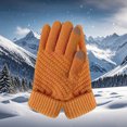 thumbnail image 5 of TIELUTT Winter Lined Knit Solid Color Warm Fingerless Cold Weather for Cycling Outdoor Use Workout Bow Bike Table Mini Exercise Bike Pedal compatible with Motorized Pedal Working Out Stuff, 5 of 5