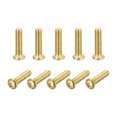 thumbnail image 1 of Unique Bargains M3x12mm Brass Machine Screws, Phillips Pan Head Fastener Bolts 36Pack, 1 of 5