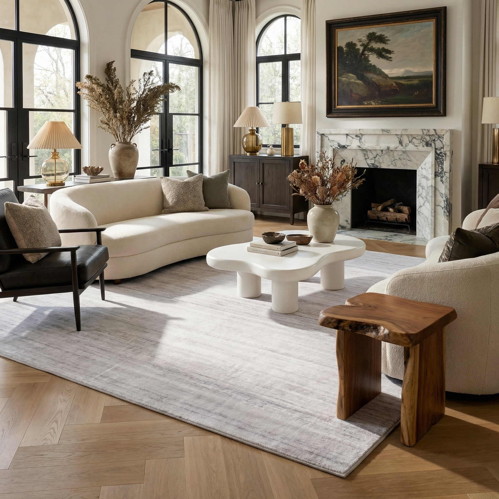 Tapis d'intérieur abstrait moderne Rug Branch