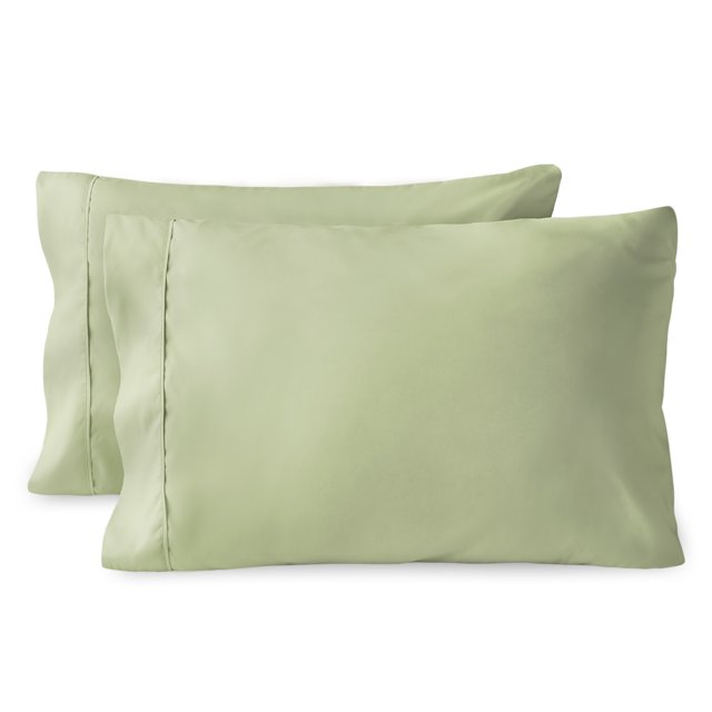 Bare Home Premium 1800 Ultra-Soft Microfiber Pillowcase Set - Double Brushed