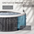 thumbnail image 2 of INTEX PureSpa Plus Greywood Deluxe 6 Person Inflatable Hot Tub Spa w/ Jets, 2 of 12