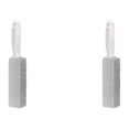 thumbnail image 4 of Transemion Pumice Stone Toilets Brush with Handle Grill Feet Rust Care Bath Pool for Gray 10cm 2Set, 4 of 6