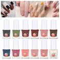 thumbnail image 1 of Water Based Peelable Nail Polish Can Be Peeled Without Nail Lamp Quick Drying Transparent Nail Polish Long Lasting DIY Home Nail Polish 8ML, 1 of 9