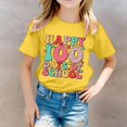 thumbnail image 2 of MEZZALL T-Shirts Imprimés pour Enfants Saison Scolaire Col Rond T-Shirt à Manches Courtes pour Garçons Filles Hauts Tee Coupe Décontractée, 12-13 Ans, 2 of 4
