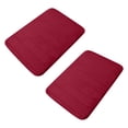 thumbnail image 2 of Yhmxh Rug,Carpet,Bath Mat,Door Mat Thick Velvet Floor Mat Kitchen Bathroom Foot Mat Solid Color Cotton Foot Mat 2pc Floor Mats, 2 of 5