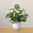 thumbnail image 4 of fastboy Artificial Potted Plant Leaf Simulation Leaves Home Office Desktop Greenery Decoration, Plant Type 7, 4 of 5