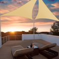 thumbnail image 2 of Yescom 2x 11.5' Triangle Sun Shade Sail Beach Canopy Cover UV Blocking, 2 of 9