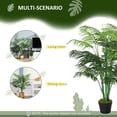 thumbnail image 4 of Outsunny Palmier Tropical Artificiel de 4 Pi Plante Factice avec Feuilles Réalistes, 4 of 10