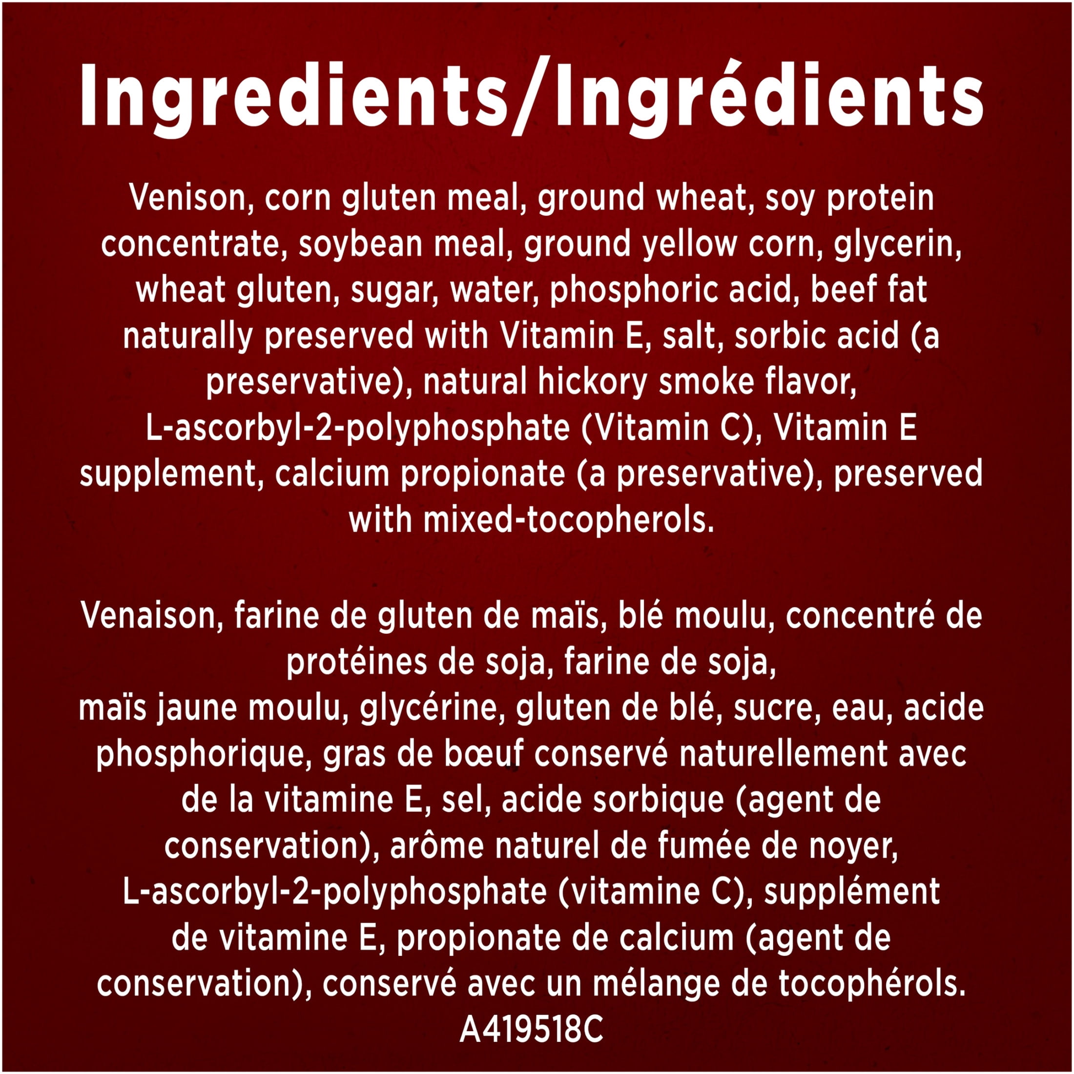 Purina ONE Véritable instinct bouchées avec venaison