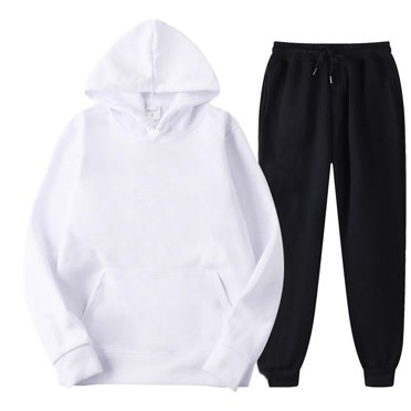 Frostluinai Womens 2 Piece Outfits Lounge Hoodies Sweatsuit Sets Oversized Sweatshirt Baggy Sweatpants Fall Fashion Sets with Pockets