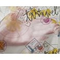 thumbnail image 4 of oneOone Silk Tabby Yellow Fabric Stamps & Direction Compass Travel Sewing Craft Projects Fabric Prints By Yard 42 Inch Wide, 4 of 4