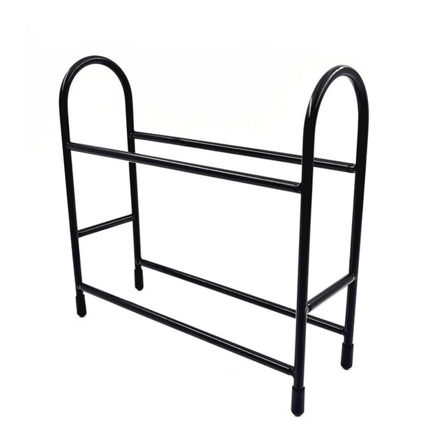 High Speed Car Tire Storage Colourful Wear-resistant Easy Installment Smooth Rack Hub Wheel Advanced Technology Professional Use Black. A black metal tire rack with a lightweight and durable design, suitable for organizing 1.9-inch and 2.2-inch toy car tires. The rack features a lifelike, disassemblable structure and measures approximately 18 x 17 x 6 cm (7.08 x 6.59 x 2.36 inches). Ideal for tidying and decorating remote garages, it is easy to install and helps effectively arrange reinforced concrete car tires. Tires are not included.