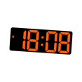 thumbnail image 2 of GUOOL Digital Wall Clock LED Desktop Alarm Clock for Teens Living Room Learning Orange, 2 of 9