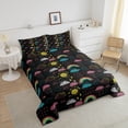 thumbnail image 4 of Erosebridal Kids Rainbow Sun Cloud Bedding Todder Comforter Set, Cute Hand Drawn Down Comforter, Reversible 2 Pieces, 4 of 8