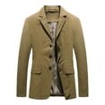 thumbnail image 1 of Birdeem Veste Blazer Décontractée pour Hommes à Boutons Manches Longues, 1 of 8