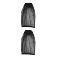 thumbnail image 2 of Thinsony Nylon Insect Net Cap Flat-top Solid Color Replacement Mothproof Travelling Camping Hiking Fishing Pest Hat Headgear Black 2Set, 2 of 6