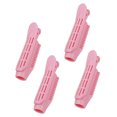 thumbnail image 3 of 4Pcs Pinces à Cheveux Rouleaux de Pince à Racine Outil de Coiffage Frisé Curler pour les Femmes Filles, Rose, 3 of 8