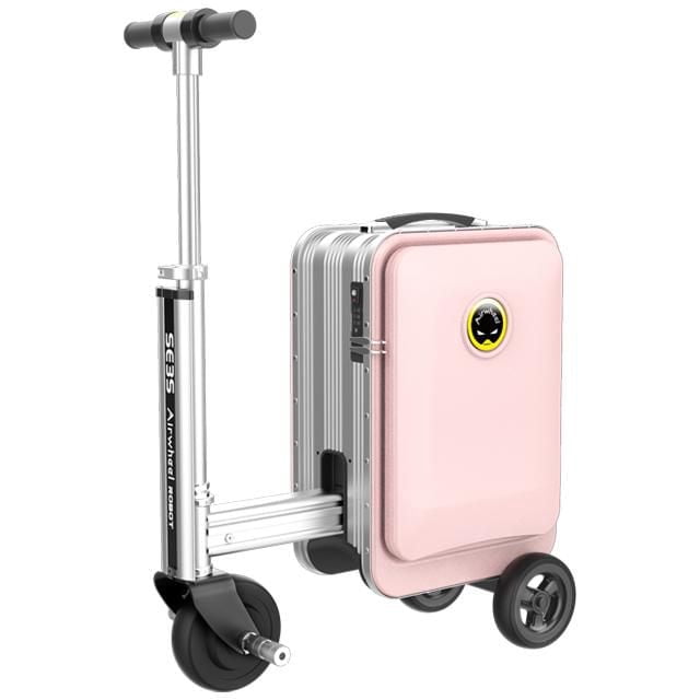 Airwheel Smart Riding Suitcase SE3S with Removable Battery, 21 Litre Storage, Pink