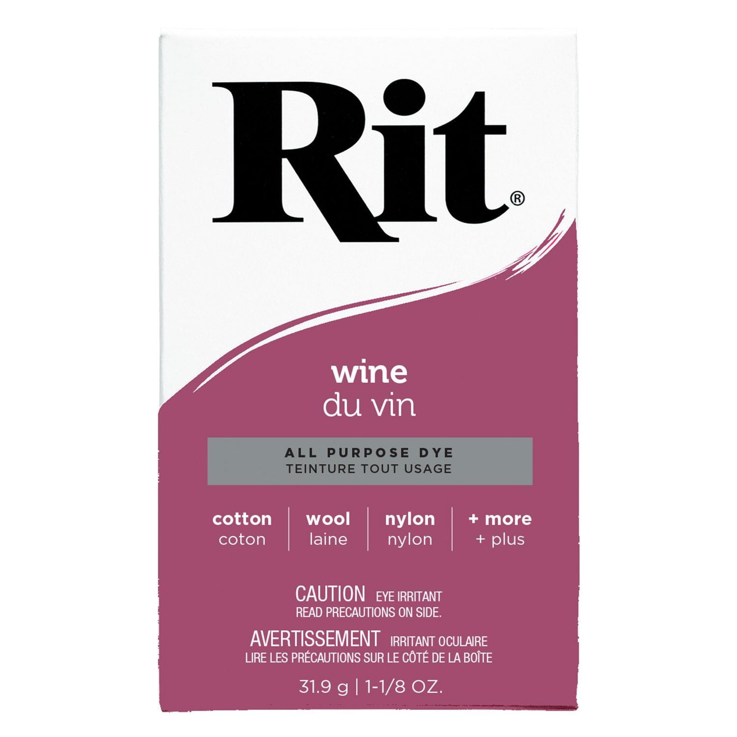 RIT All Purpose Powder Dye, Wine, 32 g (1.1 oz)