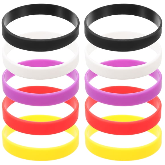 10 Pcs Bracelets de Sport de Jeu pour Fans, Haute Élasticité, Bracelets pour Fans, Bracelets pour Sports