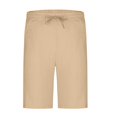 thumbnail image 5 of JDQJBZ Men's Casual Linen Shorts Stripe Print Drawstring Pocket 5 Inch Summer Shorts, 5 of 5