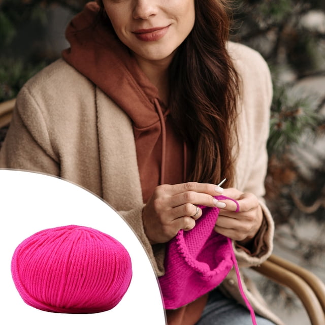 EGNMCR Wool Hand-woven Medium Coarse Scarf Hat Overcoat Wool Merinoss Wool Wool Cashmeres Yarn wools group