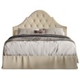 thumbnail image 2 of HMD Isabella Lit Grand Capitonné Rembourré à Panneaux, Beige, 2 of 4