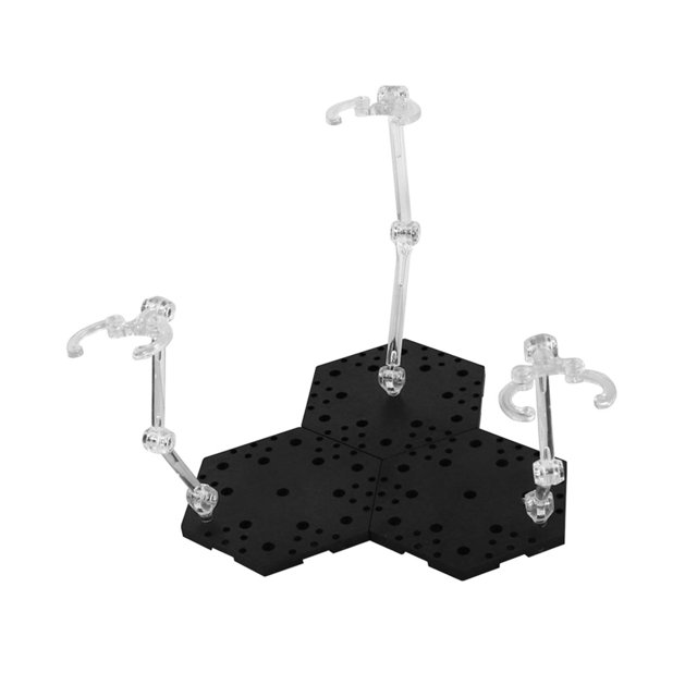 segolike Action Figure Base Display Stand Table Party Game Black
