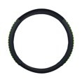 thumbnail image 4 of FH Group Genuine Leather Lace-Up Steering Wheel Cover - Green, 4 of 5