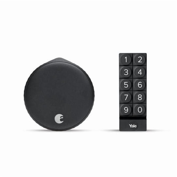 AUGUST WI-FI SMART LOCK W/ SMART KEYPAD - MATTE BLACK