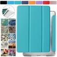 thumbnail image 1 of iPad 7.9 Inch Mini 3 Mini 2 Mini 1 Gen [Mini 3rd 2nd 1st ] A1599 A1489 A1432 MH3F2LL/A MH3G2LL/A MH3E2LL/A Shock Proof Magnetic Dual Angle Stand with Honeycomb Pattern Clear Back Cover - Green, 1 of 8