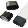 thumbnail image 3 of MYG 10 X Rubber Chair Leg Cap Oval Covers Furniture Table Feet Floor Protectors, 3 of 9