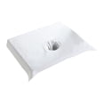 thumbnail image 1 of Half Massage Table Cover Cosmetic Bed Face Hole Towel Cloth White, 1 of 8