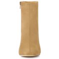 thumbnail image 2 of Unique Bargains Bottines à Talon Épais à Fermeture Éclair pour Femmes, 2 of 6
