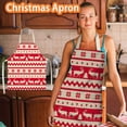 thumbnail image 2 of 1Pc Parent Adult the Family Kitchen Christmas Print Linen Family Aprons, 2 of 3