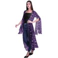 thumbnail image 3 of Moomaya Cardigan Long en Georgette Imprimée pour Femmes, Vêtements de Plage, Cache-Maillot, 3 of 5