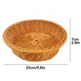 thumbnail image 3 of Food Storage Containers Freezer Storage Refrigerator Storage Pantry Organization Lunch Storage Food Containers Kitchen Organization Handmade Rattan Bread Baskets Round Wicker Basket for Serving, 3 of 3