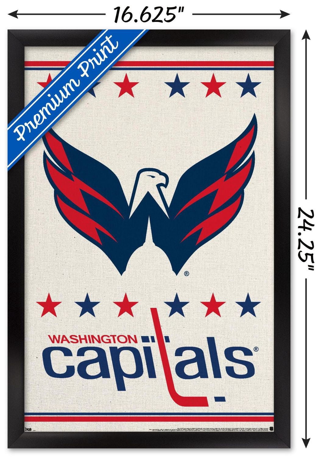 NHL Washington Capitals - Logo 14 Wall Poster, 22.375" x 34"