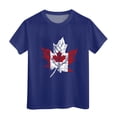 thumbnail image 4 of PMVFHDE Canada Day T-Shirt à Motif Imprimé de Feuille d'Érable Haut Musical Filles T-Shirt à Manches Courtes T-Shirt d'Été à Col Rond Coupe Décontractée Chandails de Base, 4 of 4
