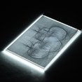 thumbnail image 2 of A4 Size Ultra-thin LED Light Pad Box Painting Tracing Panel Copyboard USB Powered 3-Level Adjustable Brightness for Cartoon Tattoo Tracing Pencil Drawing, 2 of 7