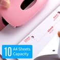 thumbnail image 2 of KW-triO Portable 2 Hole Punch Handheld Metal Hole Puncher 10 Sheet Capacity 6mm Aperture Paper, 2 of 8