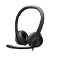 thumbnail image 1 of Logitech H390 Wired Headset for PC/Laptop, Stereo Headphones with Noise Cancelling Microphone, USB-A, In-Line Controls, Works with Chromebook - Black, 1 of 11