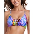 thumbnail image 1 of RELLECIGA Women's Strappy Triangle Bikini Top for Women, 1 of 7