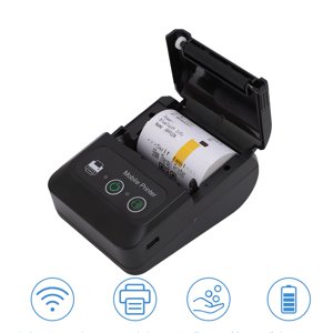 Thermal Printer, 2000mAh Type C Wireless Thermal Printer 58MM Paper Width  for Shopping Lists