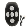 thumbnail image 2 of Selfie Button Clicker, Multi Function Free Your Hands  Remote Control Ring Design 10m 50mAh with Charging Cable for Continuous Pictures Black,White,Pink, 2 of 7