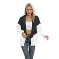 thumbnail image 2 of PENGXIANG Liquidation! Veste Fine de Printemps pour Femmes Mode Veste Imperméable Coupe-Vent Extérieur Noir 2TG, 2 of 9