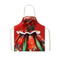thumbnail image 1 of Christmas Apron, Festive Kitchen Apron with Adjustable Neckband, Practical Front Pocket for Cooking, Baking, and Grilling, Holiday Party Must-Have, 1 of 6