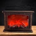 thumbnail image 4 of veasfak LED Fireplace Lantern LED Fire Lamp Fake Fireplace Gift Electric Fireplace Light, 4 of 6